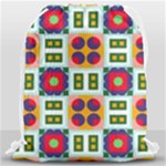 Shapes in shapes 2                                                                 Large Drawstring Bag