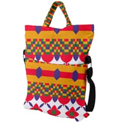 Fold Over Handle Tote Bag 