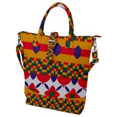 Buckle Top Tote Bag 