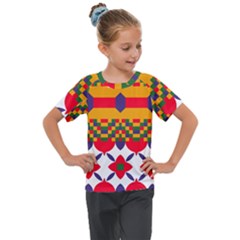 Kids  Mesh Piece T-Shirt 