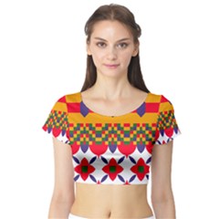 Short Sleeve Crop Top 