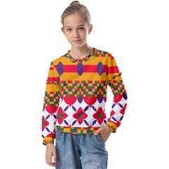 Kids  Long Sleeve T-Shirt with Frill  