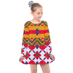 Kids  Long Sleeve Dress 