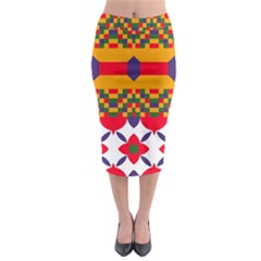 Midi Pencil Skirt 