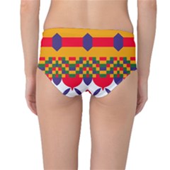 Mid-Waist Bikini Bottoms 