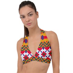 Halter Plunge Bikini Top 