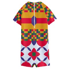 Kids  Boyleg Half Suit Swimwear 