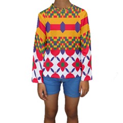 Kids  Long Sleeve Swimwear 