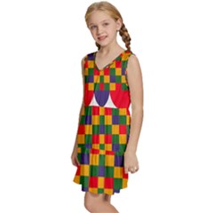 Kids  Sleeveless Tiered Mini Dress 