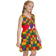 Kids  Sleeveless Tiered Mini Dress 