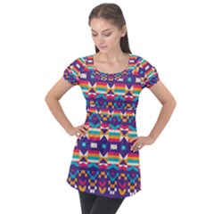 Puff Sleeve Tunic Top 