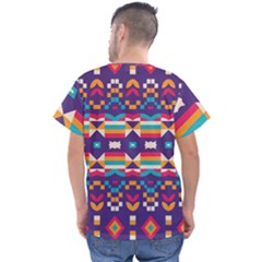Men s V-Neck Scrub Top 