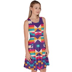 Knee Length Skater Dress With Pockets 