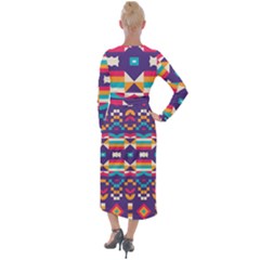 Velvet Maxi Wrap Dress 