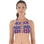 Pastel shapes rows on a purple background                                                                 Perfectly Cut Out Bikini Top