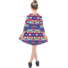 Kids  Quarter Sleeve Shirt Dress 
