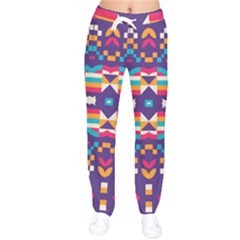Women Velvet Drawstring Pants 