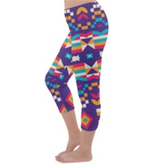 Capri Winter Leggings Back Capri Winter Leggings Back