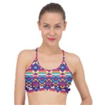 Pastel shapes rows on a purple background                                                                 Basic Training Sports Bra