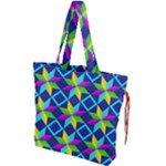 Colorful stars pattern                                                                   Drawstring Tote Bag