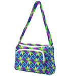 Colorful stars pattern                                                                   Front Pocket Crossbody Bag