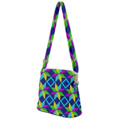 Zipper Messenger Bag 