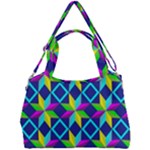 Colorful stars pattern                                                                  Double Compartment Shoulder Bag