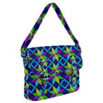 Colorful stars pattern                                                                  Buckle Messenger Bag