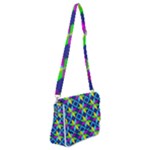 Colorful stars pattern                                                                 Shoulder Bag with Back Zipper