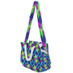 Colorful stars pattern                                                                  Rope Handles Shoulder Strap Bag