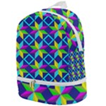 Colorful stars pattern                                                                 Zip Bottom Backpack