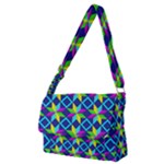 Colorful stars pattern                                                                 Full Print Messenger Bag (M)