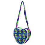 Colorful stars pattern                                                                 Heart Shoulder Bag