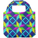 Colorful stars pattern                                                            Foldable Grocery Recycle Bag