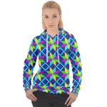 Colorful stars pattern                                                                  Women s Overhead Hoodie