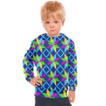 Colorful stars pattern                                                                  Kids  Hooded Pullover