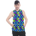 Colorful stars pattern                                                                   Men s Sleeveless Hoodie