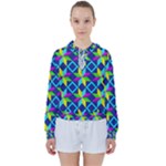 Colorful stars pattern                                                                    Women s Tie Up Sweat