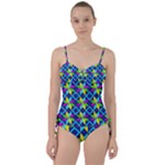 Colorful stars pattern                                                                    Sweetheart Tankini Set