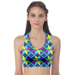 Colorful stars pattern                                                                    Women s Sports Bra