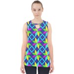 Colorful stars pattern                                                                     Cut Out Tank Top