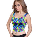 Colorful stars pattern                                                                     Crop Top