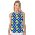 Colorful stars pattern                                                                     Women s Basketball Tank Top