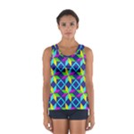 Colorful stars pattern                                                                     Women s Sport Tank Top