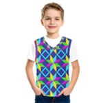 Colorful stars pattern                                                                         Kids  Basketball Tank Top