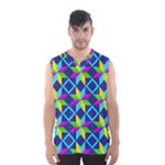 Colorful stars pattern                                                                     Men s Basketball Tank Top