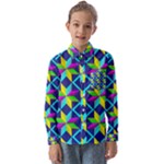 Colorful stars pattern                                                               Kids  Long Sleeve Shirt