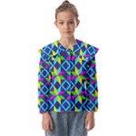 Colorful stars pattern                                    Kids  Peter Pan Collar Blouse