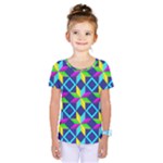 Colorful stars pattern                                                                      Kids  One Piece Tee