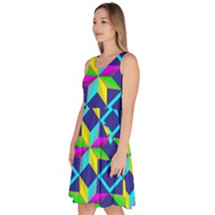 Knee Length Skater Dress With Pockets 